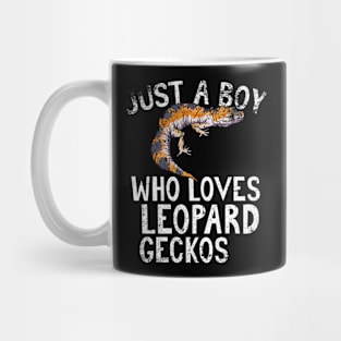 Just A Boy Who Loves Leopard Geckos Mug